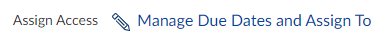 Canvas manage due dates and assign to link